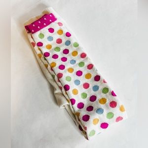 Matilda Jane nwot girls polka dot tights leggings size 4 6